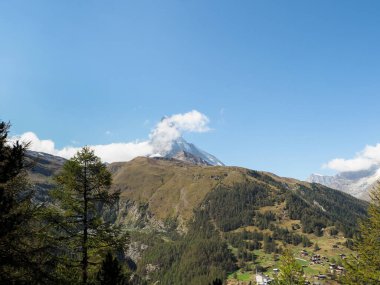 Zermatt, Switzerland: Image of the famous mountain called Matterhorn or Cervino