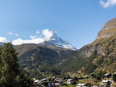 Zermatt, Switzerland: Image of the famous mountain called Matterhorn or Cervino