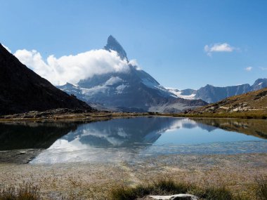 Zermatt, Switzerland: Image of the famous mountain called Matterhorn or Cervino