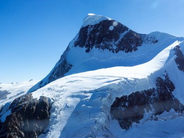 Zermatt, Switzerland: Matterhorn Glacier Paradise, reaches to a peak of 3883m