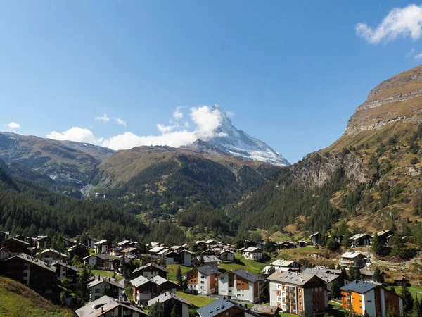 Zermatt, Switzerland: Image of the famous mountain called Matterhorn or Cervino