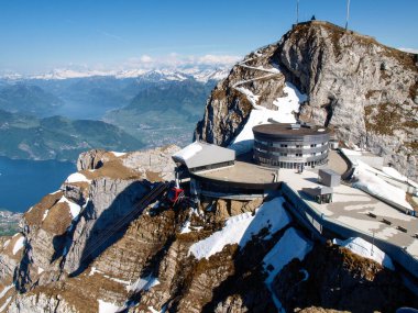 Pilatus, Switzerland: mountain landscape of the famous tourist resort