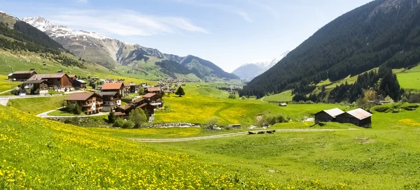 Valley View Surselva — Stock Photo, Image