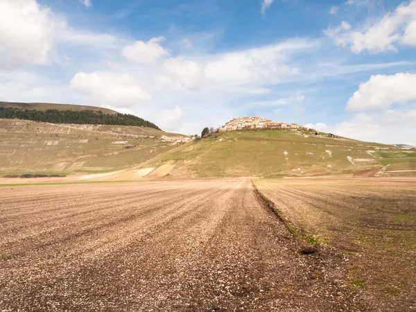 Castelluccio di Norcia grande piano — Foto Stock