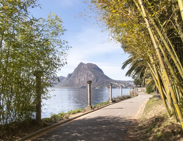 Lugano, columnas antiguas — Foto de Stock