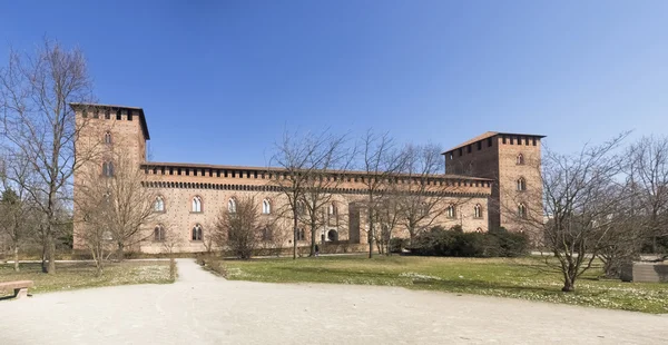 Pavía. Castillo de Visconti . — Foto de Stock