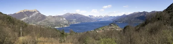 Jezero Como a výhled Bellagio — Stock fotografie