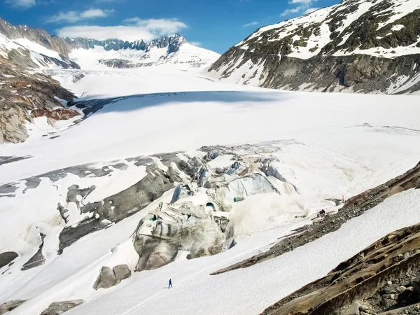 Derretimiento del glaciar del Ródano —  Fotos de Stock