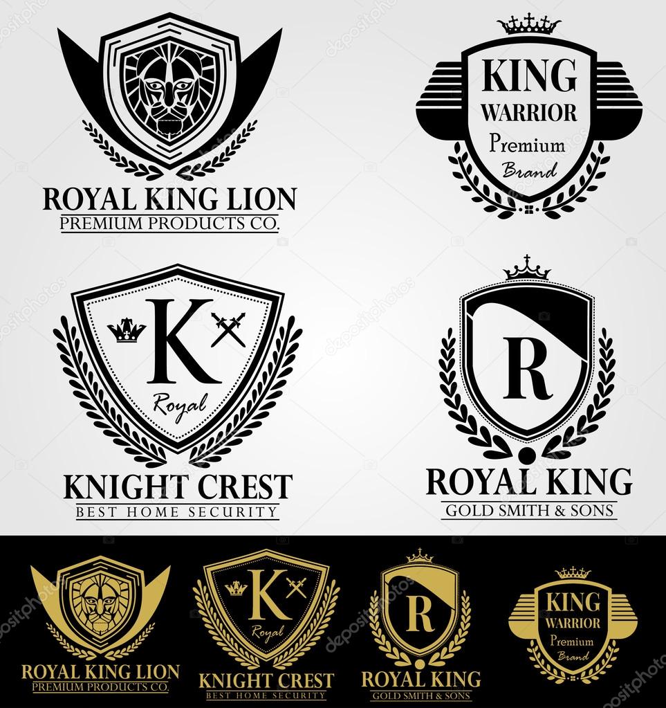 Heraldic Crest Logos and Badges