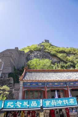 Juyongguan, Çin. Eski binalar ve büyük duvar - 2