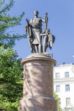 Arkhangelsk, Rusya Federasyonu. M.V. Lomonosov, 1832 Anıtı