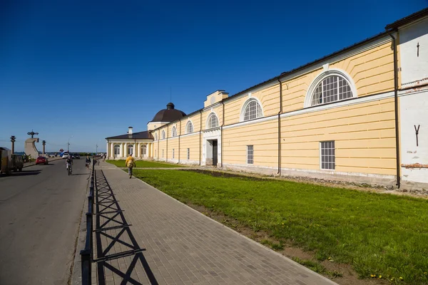 Arkhangelsk, Russia. The Seating yard, 1668 - 1684. Vista dal lungomare — Foto Stock