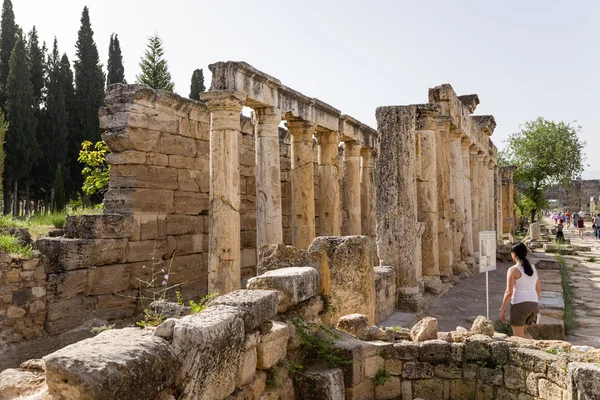 Hierapolis, Turkey. Latrines (public toilet) — Stock Photo, Image