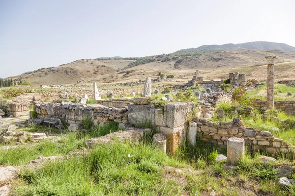 Hierápolis, Turquía. Ruinas en el área arqueológica —  Fotos de Stock