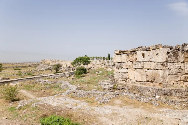 ヒエラポリス, トルコ.古代都市の要塞壁 — ストック写真