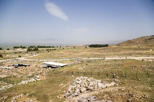 Hierapolis, Turkey. General view of the archaeological zone in the process of excavation — Stock Photo, Image