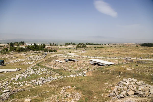 Ierapolis, Türkiye. Arkeolojik bölgesi kazı sürecinde görünümünü — Stok fotoğraf