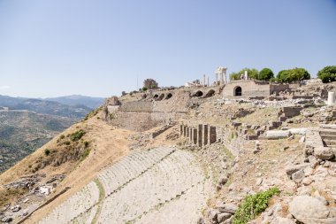 Akropolis Bergama, Türkiye'nin. Ön planda, antik tiyatro, üst saflarına II. yüzyıl M.ö.