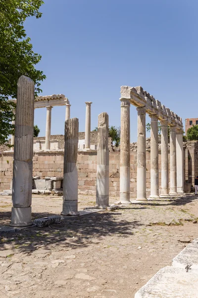 Acrópole de Pérgamo, Turquia. Ruínas antigas — Fotografia de Stock
