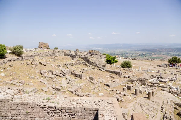 Tacchino. Veduta del sito archeologico dell'Acropoli di Pergamo — Foto Stock