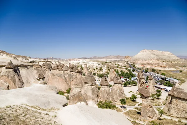 Cappadocia, Turkey. Top view of the picturesque Pashabag Valley (Monks Valley) — Stock Photo, Image