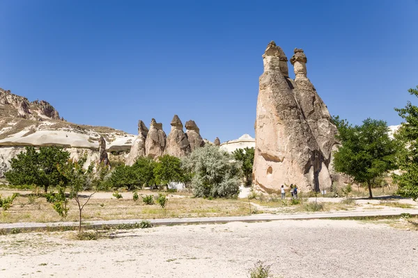 Cappadocia, Turkey. View Pashabag Valley (Valley of the Monks) — Stock Photo, Image