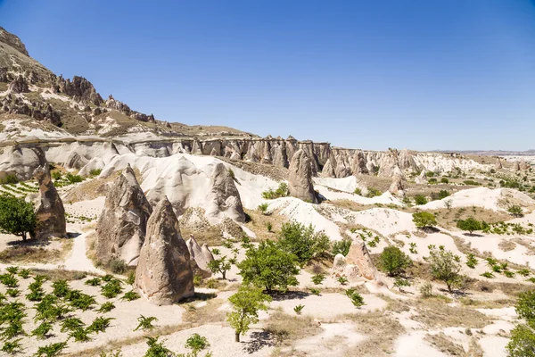 Capadocia, Turquía. Vista panorámica del Valle de los Monjes (Valle del Pashabag ) — Foto de Stock