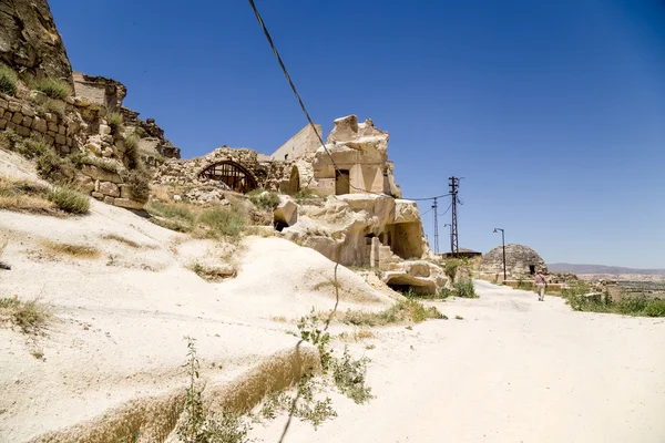 Turkey, Urgup. Ruins in the 'cave town' — Stock Photo, Image