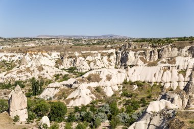 Kapadokya. Güvercinler pitoresk Vadisi ile ayrışma şartını