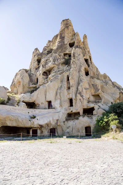 トルコ、カッパドキア。オープンの空気博物館ギョレメの洞窟修道院の廃墟 — ストック写真