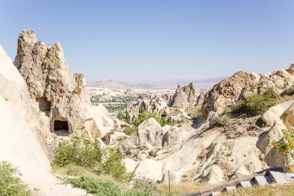 Turchia, Cappadocia. Complesso del monastero delle grotte al Museo all'aperto di Goreme — Foto Stock