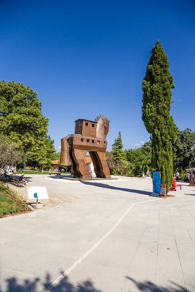 Cavalo de tróia em canakkale squareturquia