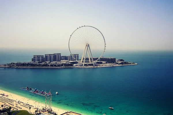 Dubai Eye Uae 2020 Dubai Ferris Wheel Bluewaters Island Day Stock Photo