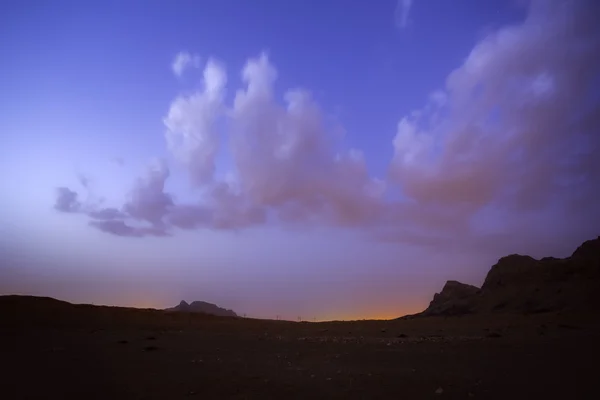Δραματικό ουρανό της ερήμου — Φωτογραφία Αρχείου
