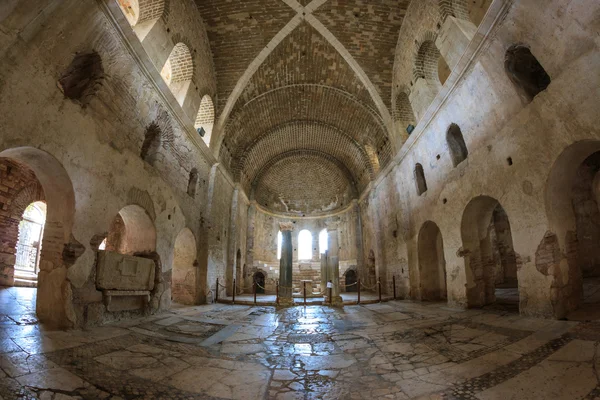 Interior of the St. Nicholas Church Demre Turkey Rechtenvrije Stockafbeeldingen
