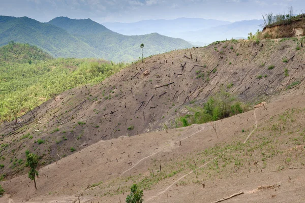 Destroy mountain — Stock Photo, Image