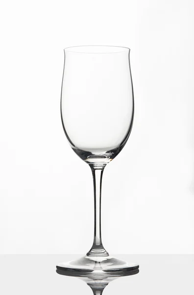 An empty Riesling wine glass — Stock Photo, Image