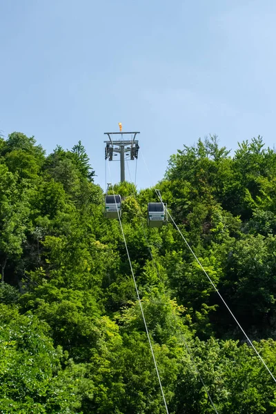 Das Hauptthema Ist Aus Dem Fokus Punkva Höhlen Mährischen Karst — Stockfoto