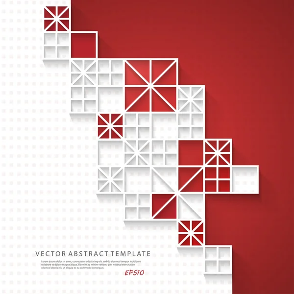 Abstracte geometrische achtergrond met veelhoeken — Stockvector