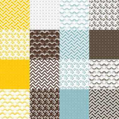 16 geometrik seamless modeli kümesi