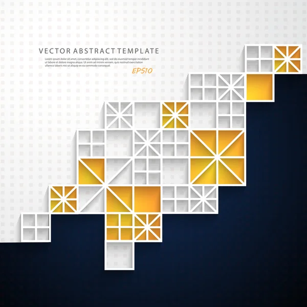 Abstracte geometrische achtergrond met veelhoeken — Stockvector