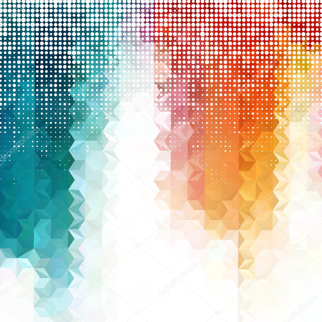 Abstract geometric background with polygons