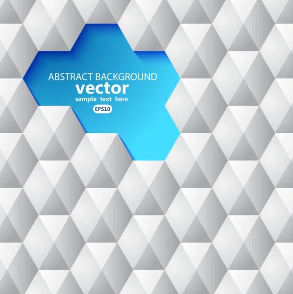 Abstrato hexágono fundo — Vetor de Stock