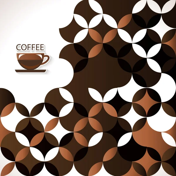 Кофе абстрактный фон — стоковый вектор