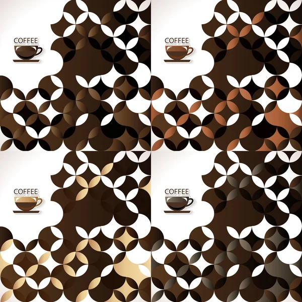 Café fond abstrait — Image vectorielle