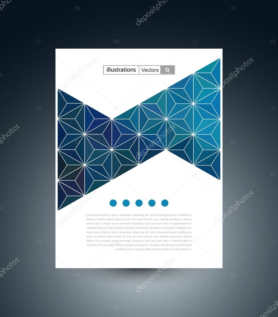 Abstract geometric background with polygons