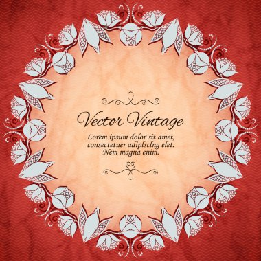 Zarif Hint süsleme antika arka plan