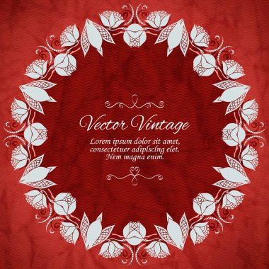 Zarif Hint süsleme antika arka plan