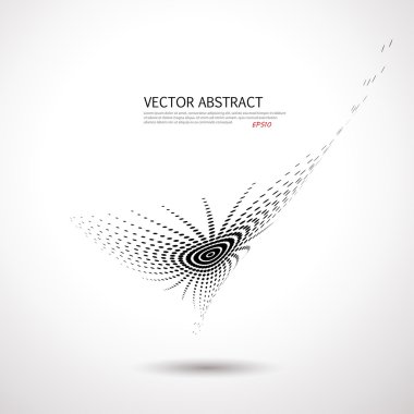 black dots 3D background