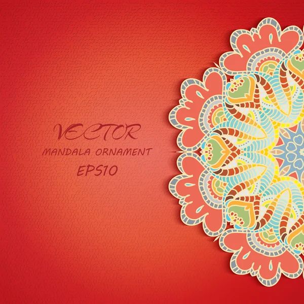 Elegant Indian ornamentation — Stock Vector